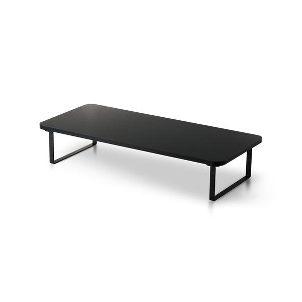 エレコム　PCA-DPSW5912BK　モニター台　卓上　幅59cm　高さ12cm　キーボード収納　耐荷重10kg　ブラック 112