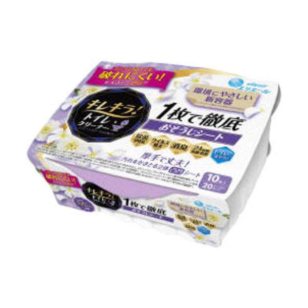 大王製紙　エリエール　キレキラ　トイレクリーナー　1枚で徹底おそうじシート　本体　10枚 861