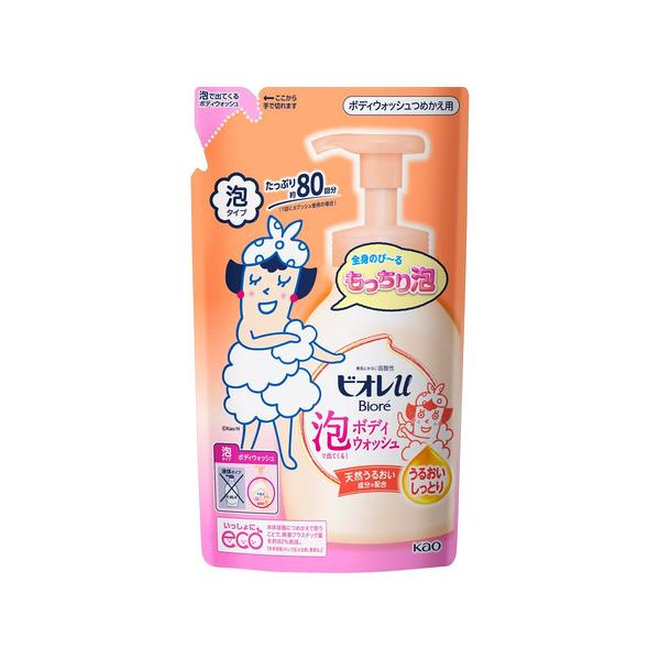 花王　ビオレu　泡で出てくるボディウォッシュ　うるおいしっとり　つめかえ用　480ml 861