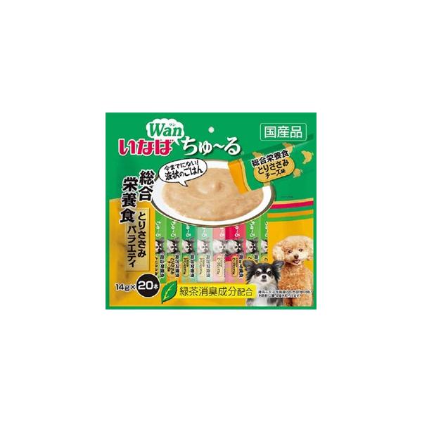 他サイト： いなばペットフード ちゅーる ２０本入り 総合栄養食バラエティ １４ｇ×２０本の商品画像