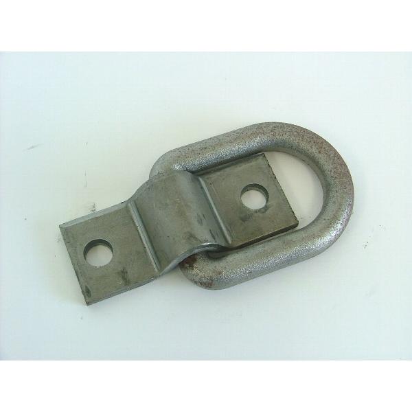 材質//スチール寸法//押金寸法／横：35×縦：93mm、板厚み：6.0mm、穴ピッチ：69mm　リング寸法／横：65×縦：82mm、径：φ12.7、重量：0.36kg寸法図//画像よりご確認下さい表面処理//生地