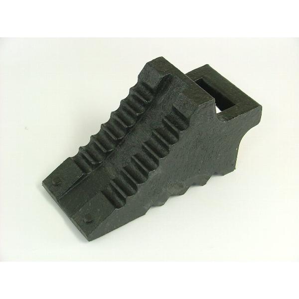 トラック車輪止め/歯止め・ハイプラ製(小)黒色 : ヤマダボディー