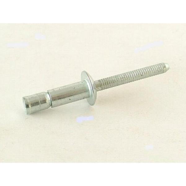 材質//スチール／スチール寸法//径D：6.4mm、L：19.2mm、リベット部長さ(M-T)：33.0mm、フランジ厚T：2.7mm、接合板厚：2.1〜15.9mm寸法図//画像よりご確認下さい表面処理//亜鉛メッキ（環境負荷物質無し）※...