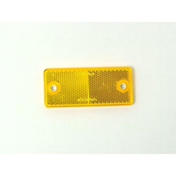 材質//プラスチック寸法//横：89×縦：40mm仕様//ボルト2本、橙、ECE認証取得品