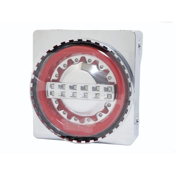 JB 丸型LEDテールランプ 単体 赤／橙 補修用 R : ヤマダボディー