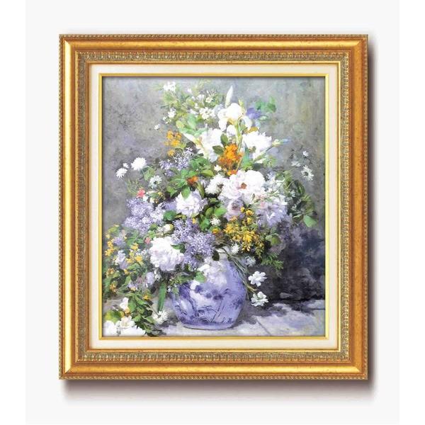 名画額縁 フレームセット F10号 ルノワール 「花瓶の花」 670×595×38mm