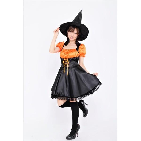 コスプレ衣装/パーティーグッズ 〔オレンジウィッチ〕 仮装 イベント