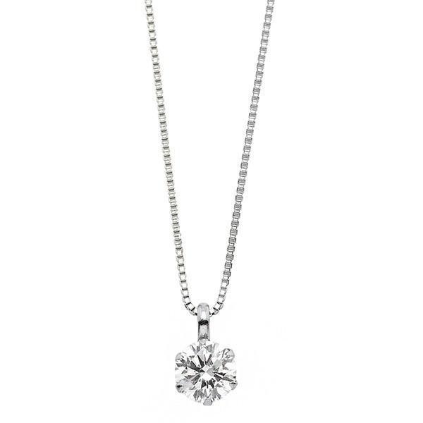 ダイヤモンドペンダント ネックレス 一粒 プラチナ Excellent Pt900 0 3カラット エクセレント 0 3ct ダイヤネックレス 6本爪 Dカラー Si2 Excellent エクセレント 鑑定書付き Ds ヤマドウオンラインストア