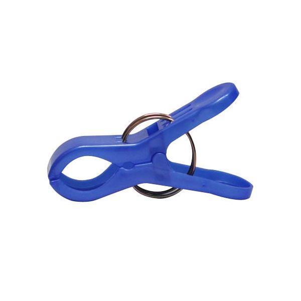 まとめ) 洗濯バサミ/洗濯用品 〔厚物用 2個入〕 強力2重バネ 〔90個