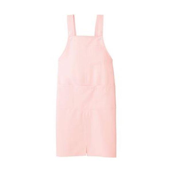 アイトス ロングエプロンストレッチギャバ ピンク フリーサイズ AIT861373PK