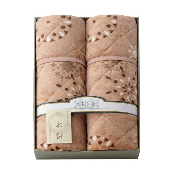 吸湿発熱わた入り 国産やわらかタッチ敷パット2P 100×205cm L9054598