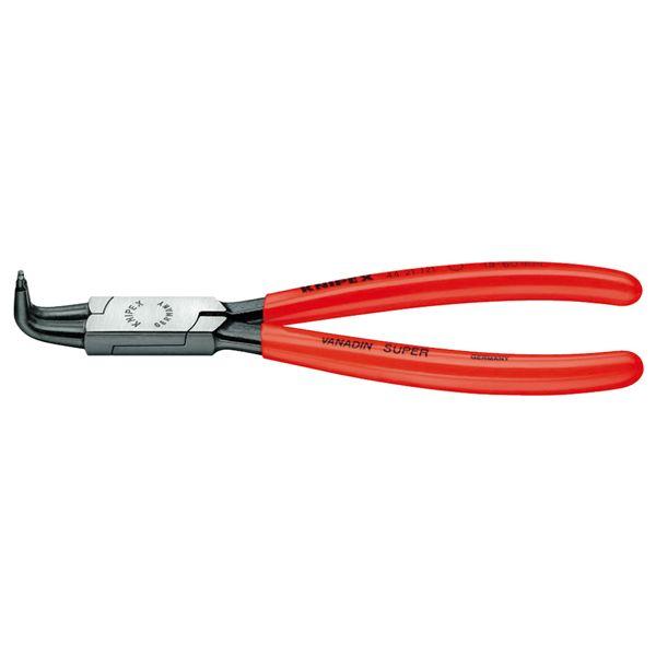 KNIPEX クニペックス 穴用 スナップリングプライヤー 曲 プラスチックコーティング 全長170mm 4421-J21 工具 ツール DIY 作業工具