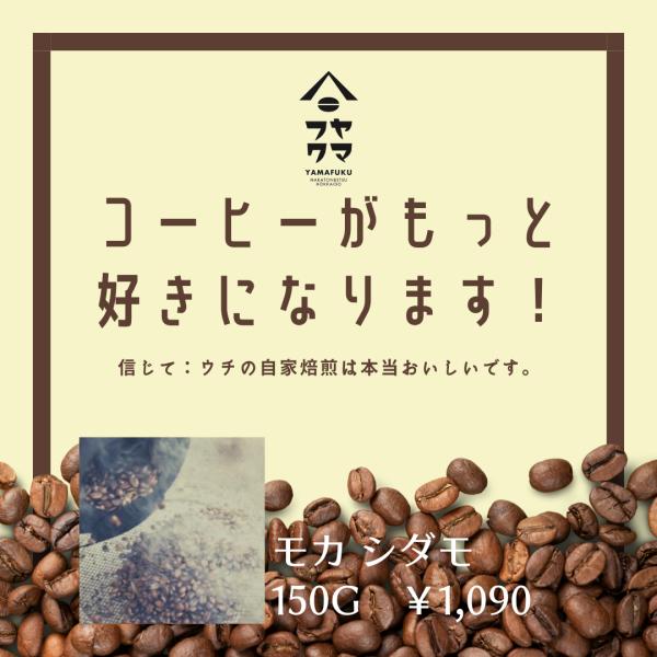 モカ シダモ 中浅煎り 150g 自家焙煎珈琲