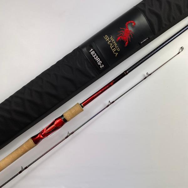 超美品！ 21ワールドシャウラ 1833RS-2 WORLD SHAULA シマノ 21ワールドシャウラ 1833RS-2 ロッド 中古 サケ