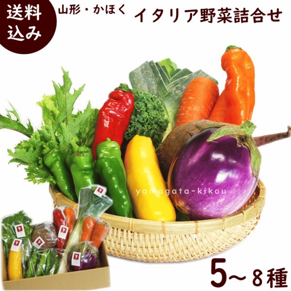 山形県河北町「かほくイタリア野菜研究会」の生産者が栽培した、普段スーパー等には並ばない珍しいイタリア野菜を中心に新鮮な野菜をお届けします。かほくイタリア野菜研究会では2011年より本格的に取り組みを開始、河北町及び近隣市町村の気候風土を利用...