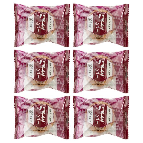あんこシュー 6個入り/うろこや総本店/後払い決済不可/送料無料/父の日 お中元