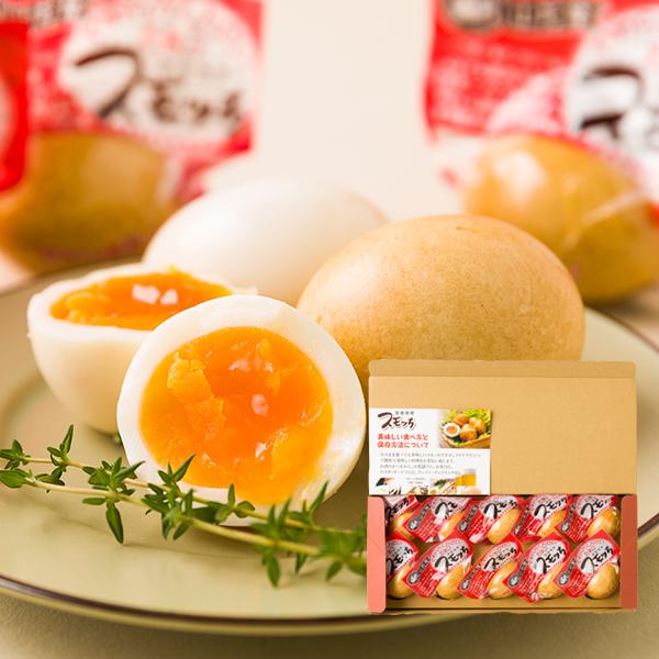 一度食べるとクセになる!?新鮮な卵を桜のチップで燻製した絶品の半熟燻製卵すもっち。