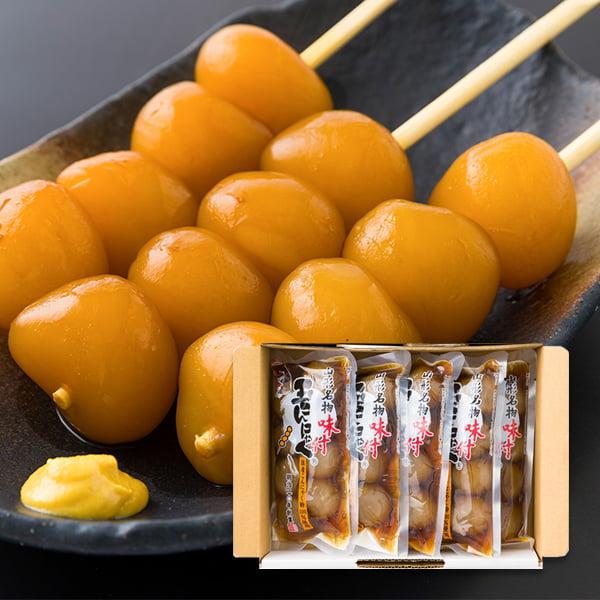 山形の玉こんにゃくの味が手軽に楽しめる！味つき玉こんにゃくです。温めても冷やしても美味しく食べられます。