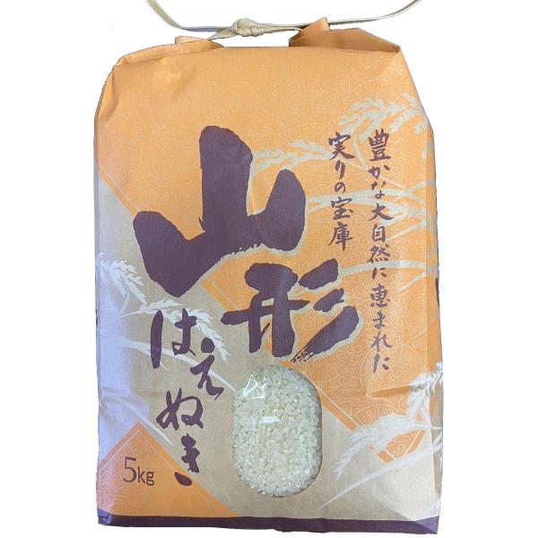山形県産 はえぬき 令和8年産 新米 予約 受付 開始 送料無料 白米 5kg 五キロ お米 おこめ 白米 はくまい