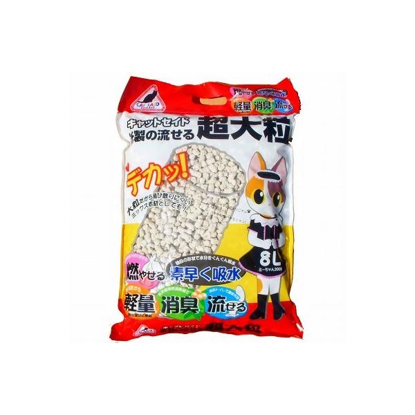【特徴】■独自の素材と形状で水分をグングン吸水■植物性繊維が原料だから分解しやすい！■超大粒タイプで飛び散りにくい。■紙製だから家庭用ゴミとして燃やせます。【仕様】・内容量：8L・入数：10個（5個入×2ケース）・材質：再生紙※基本送料無料...