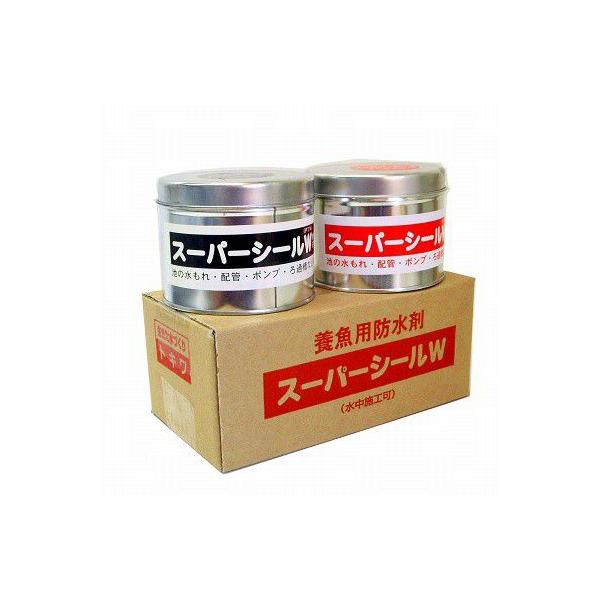 【特長】・赤剤と黒剤を1対1で混ぜるだけなので簡単に作業が出来ます・混合したものは水の中で施工、接着します。海中もOK。・水中、湿った面で施工、乾かす必要がありません。・接着、充填、24時間後の強度はコンクリートの2倍【用途】水槽、池、ウキ...