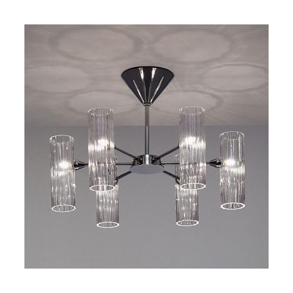 ヤマギワシーリングシャンデリア6灯