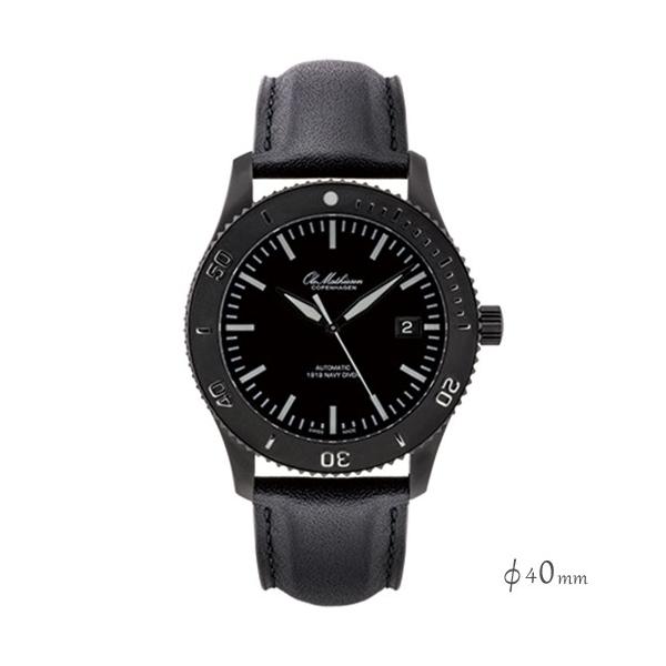 Ole Mathiesen(I[E}eB[Z)Heritage Navy Diver Automatic 40mm White index/Black(󒍕i)