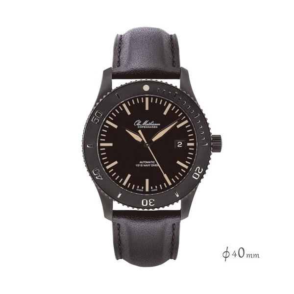 Ole Mathiesen(I[E}eB[Z)Heritage Navy Diver Automatic 40mm Sand index/Black(󒍕i)