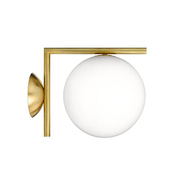 FLOS IC LIGHTS W1 ゴールド FLOS(フロス)ブラケット照明(要 FLOS IC LIGHTS W1 ゴールド FLOS(フロス)ブラケット照明(要