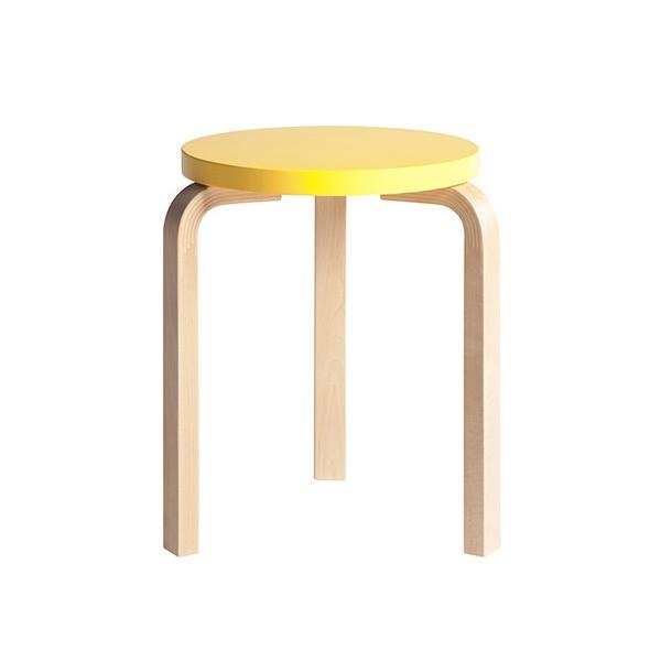 artek（アルテック） スツール 60 バーチ×イエロー（要組立