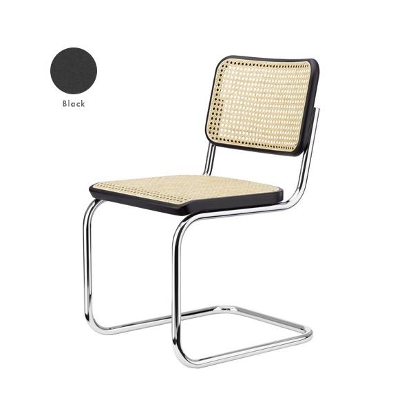 即納）THONET キャンティレバーチェア no.S32V ブラック