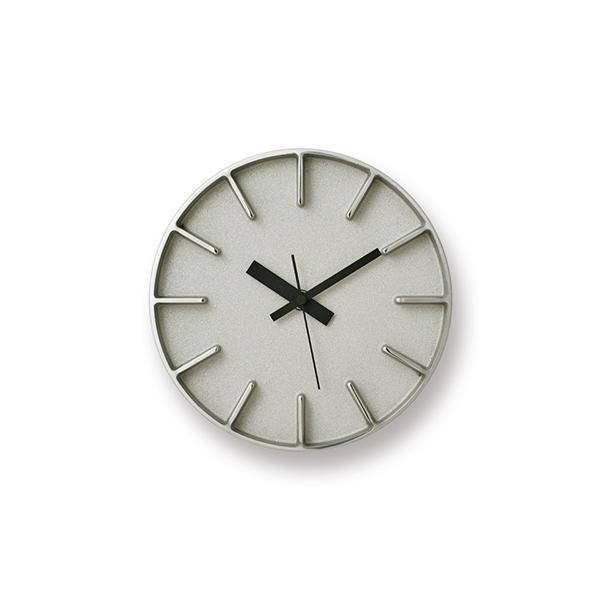 Lemnos(レムノス)掛時計 edge clock(エッジ クロック)Φ180mm アルミニウム