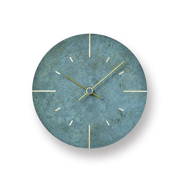 Lemnos（レムノス） 掛時計 Orb(オーブ) 斑紋青銅色(グリーン