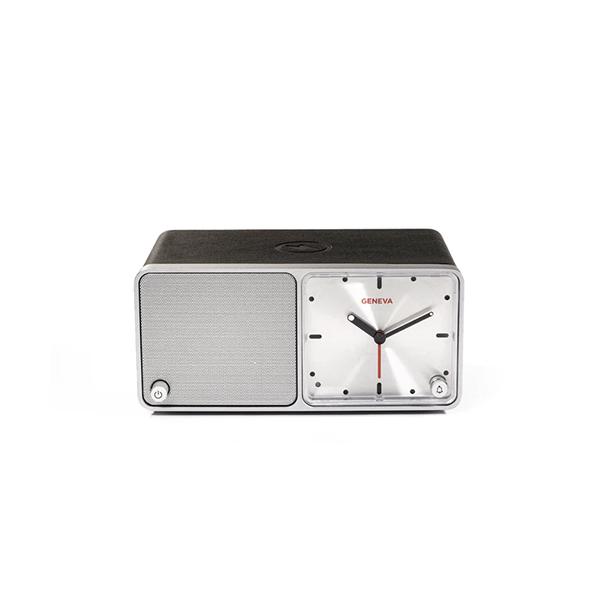 GENEVA（ジェネバ）スピーカークロック TIME タイム ブラック