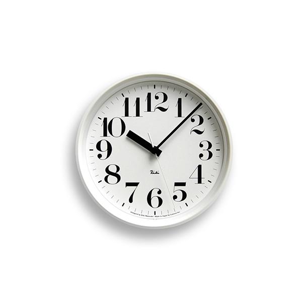 Lemnos レムノス 電波時計 WR08-24 WH 渡辺力　ホワイト 白 Amazon.co.jp: レムノス 掛け時計 電波時計 アナログ リキ