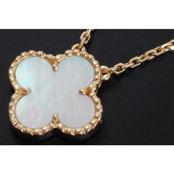 ヴァンクリーフ&アーペル VCA ヴィンテージ アルハンブラ ネック K18YG  