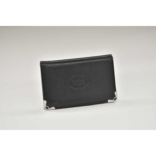 特価品　Cartier セカンドバッグ 財布　札入れ　ケース　4点セット Cartier Black Calfskin Quad Cardholder Must de Cartier Card Wallet