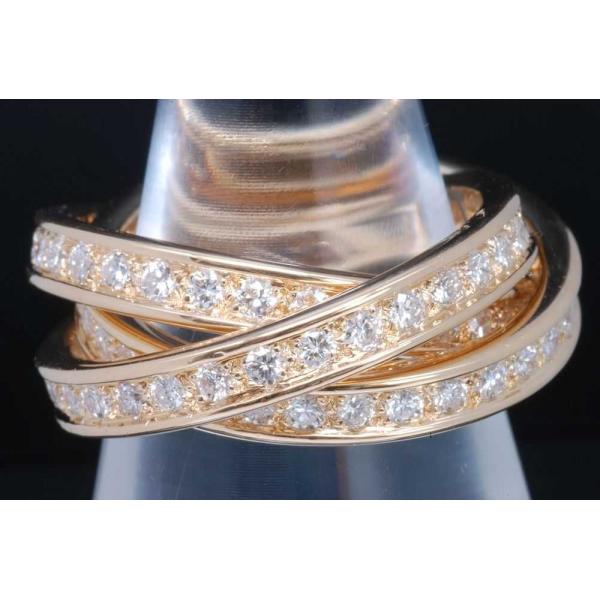 TRINITY（Cartier） カルティエ トリニティ リング フルダイヤ スリー