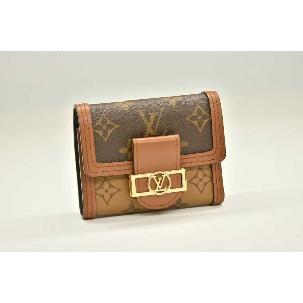 【極美品】ルイヴィトン　ドーフィーヌコンパクト　モノグラムリバース　三つ折り財布 LOUIS VUITTON（ルイ・ヴィトン） ヴィトン モノグラム リバース