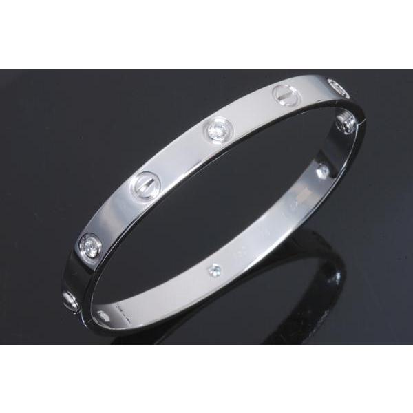 LOVE(Cartier) カルティエ ラブブレス ハーフダイヤ LOVE LOVE(Cartier) カルティエ ラブブレス ハーフダイヤ LOVE