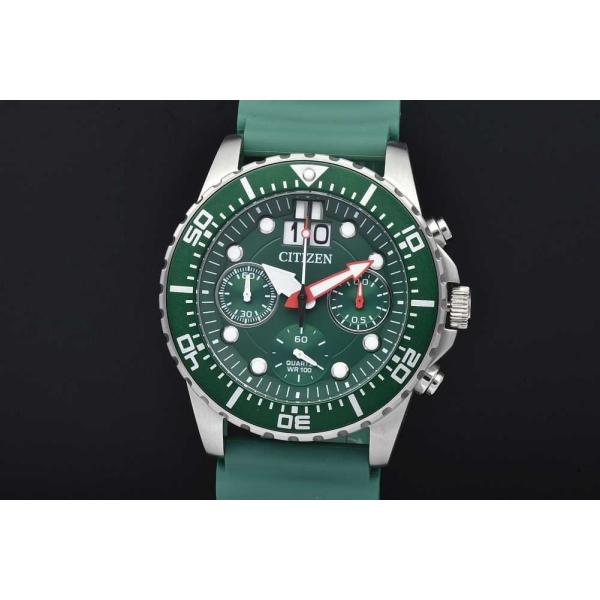 【美品/希少/電池交換済】CITIZEN　JA　クロノグラフ　デイト　新品ベルト CITIZEN シチズン AI7009-11X クロノグラフ ビックデイト メンズ