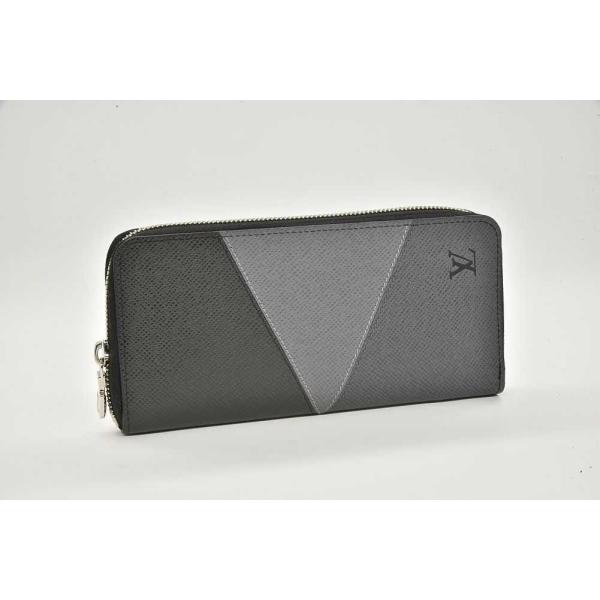 LOUIS VUITTON タイガ ラウンドファスナー 二つ折り財布 美品 ルイ ヴィトン 二つ折り 財布 ラウンドファスナー メンズ