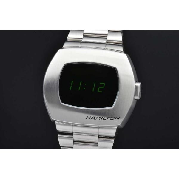 【極美品】ハミルトン　グリーン　アメリカンクラシック　H524140 クォーツ 新品】ハミルトン アメリカンクラシックPSR デジタルクォーツ