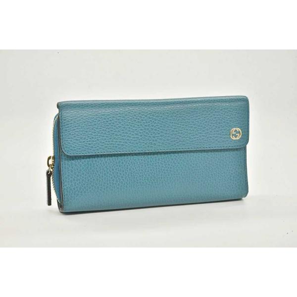 GUCCI ブルームス　長財布　新品 GUCCI（グッチ） インターロッキングG 三つ折り長財布 ラウンド