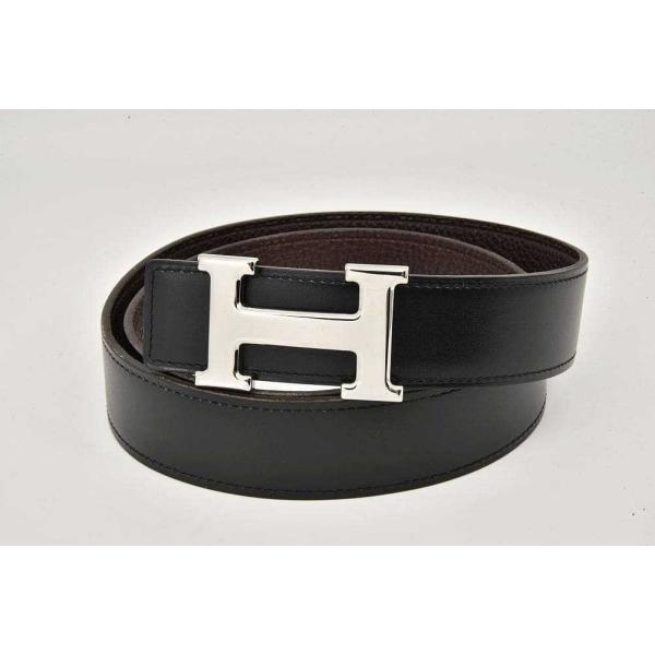 エルメス ベルト コンスタンス Hバックル リバーシブル レザー ブラック 80 HERMES/エルメス】 Hベルト コンスタンス リバーシブル #70 ベルト