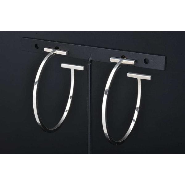 TIFFANY&Co.（ティファニー） Tワイヤー フープ ピアス Ag925 SV925