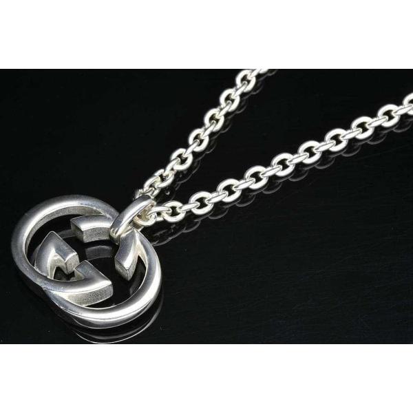 GUCCI インターロッキング ペンダント ネックレス SV925 GUCCI グッチ インターロッキングG ペンダント ネックレス SV925