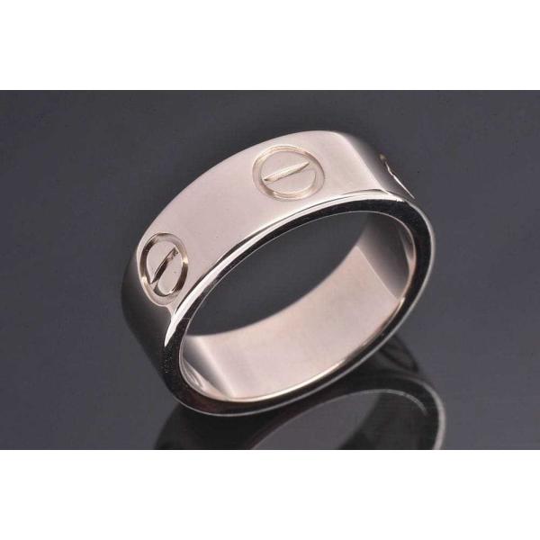 Cartier LOVEリング ホワイトゴールド 13号 正規品 箱あり LOVE（Cartier） カルティエ ラブリング クラシックモデル K18WG