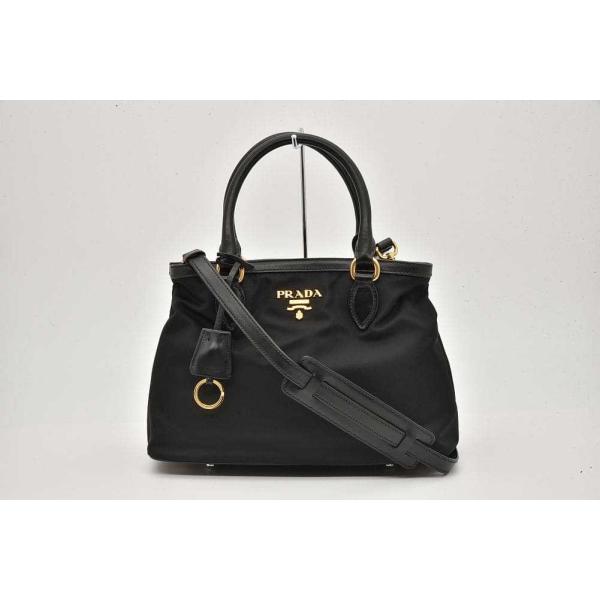 PRADA（プラダ） PRADAロゴ ナイロン ハンドバッグ 2WAY ショルダー