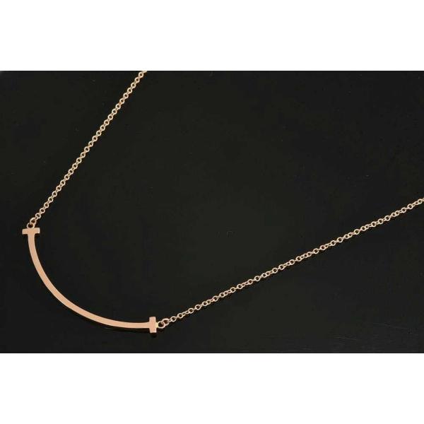Tiffany T ティファニー スマイルペンダント スモール ネックレス
